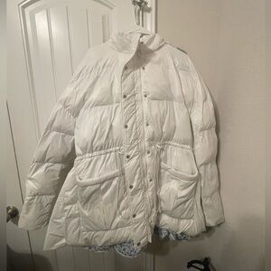 POPFLEX Pearl Peplum Puffer Jacket